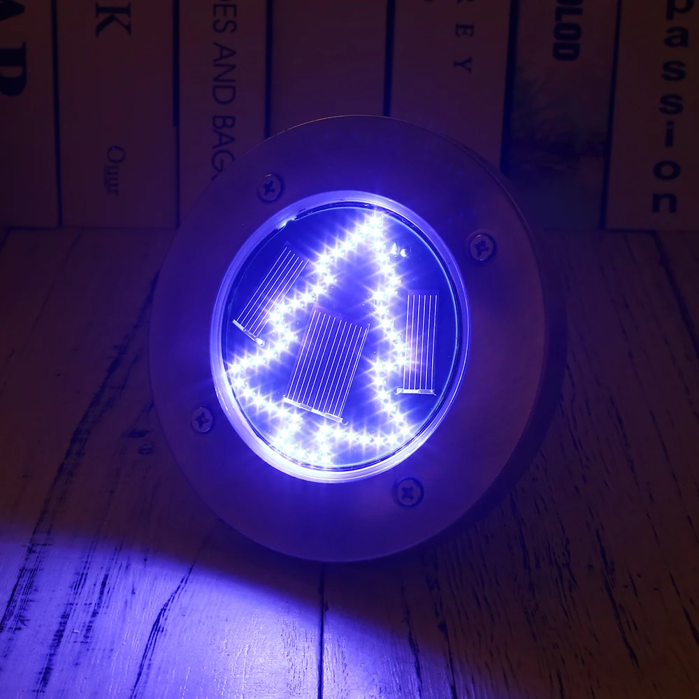 Eco-Friendly Durable Street 60LED Security Outdoor Gutter Buried Light Solar Power Garden Decking Home Christmas Tree Path Way