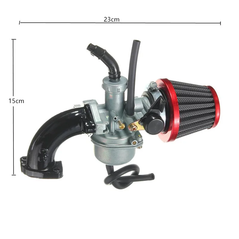 22 мм Pz22 Carb Карбюратор воздушный фильтр впускной трубы для 110Cc 125Cc Ssr Lifan Crf50 питбайк Мотоцикл Atv