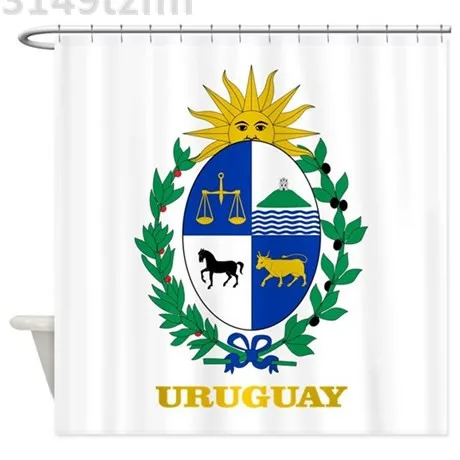 photo color Водонепроницаемый занавеска для душа s Uruguay занавеска для душа s принт полиэстер ткань занавеска для ванной комнаты с 12 крючками - Цвет: photo color