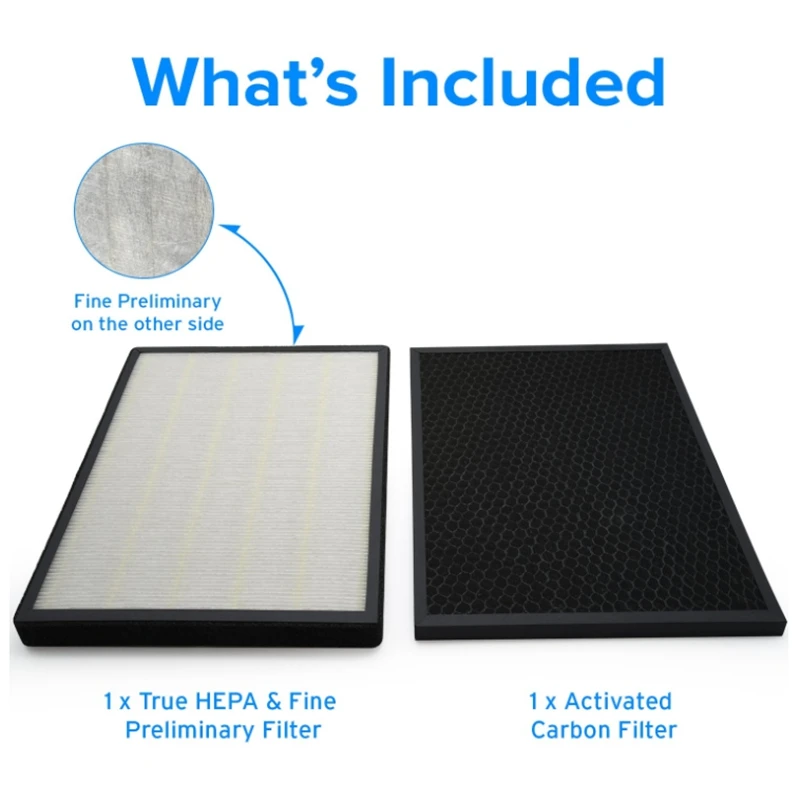 

Replacement Filters True HEPA and Activated Carbon Filter Kits for Air Purifier Accessories LV-PUR131