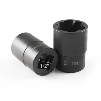 

Accessories Bolt Extractor Set Remover Guide Replacement Head Tool Black