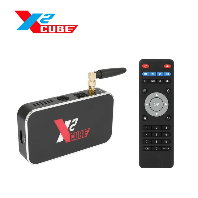 X2 Cube 2GB Android 9,0 Smart tv Box 4K HD медиаплеер Amlogic S905X2 X2 Pro 4GB DDR4 32GB телеприставка Ugoos tv box VS AM6/3 - Цвет: x2 cube 2G 16G