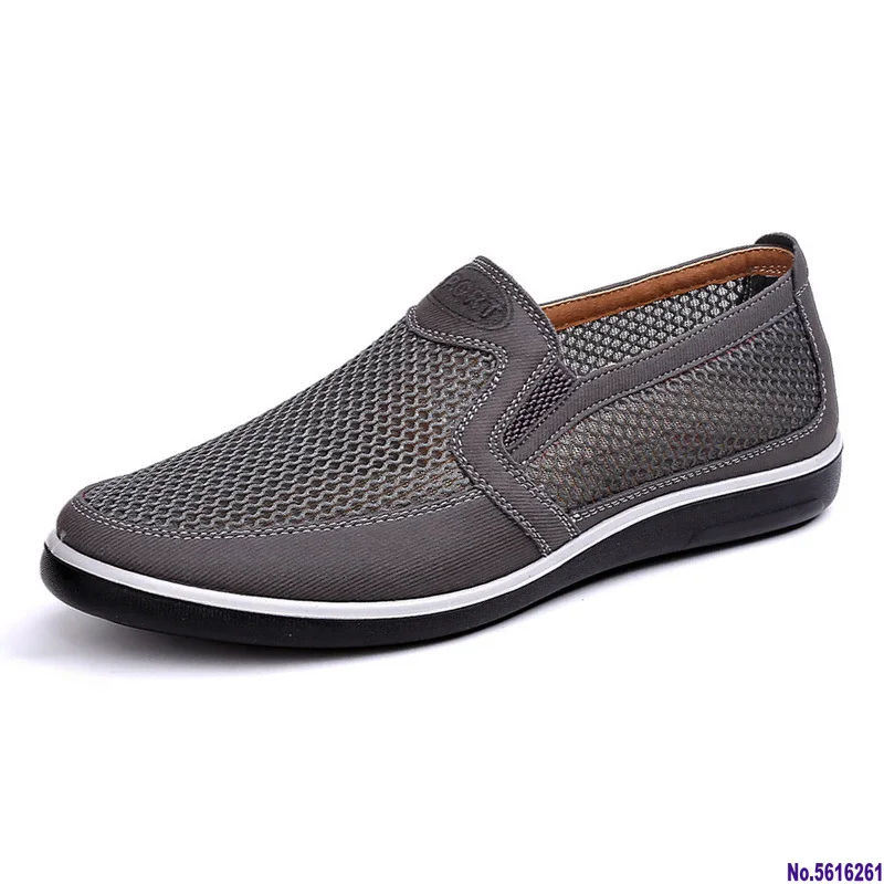 

2020 Men's Casual Shoes Men Summer Style Mesh Flats Shoes Men Slip On Loafers Casual Shoe Very Breathable Comfortable Footwear