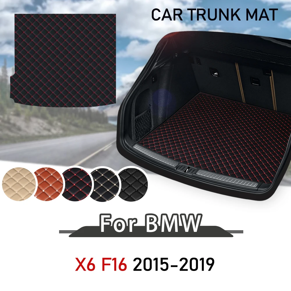 Trunk Boot Mat for BMW X6 F16 2015 2016 2017 2018 2019 Mats Leather Liner Pad Cargo Dirt Resistant Interior |