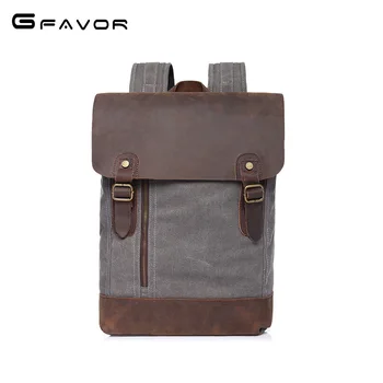

SOURCE Canvas Bag Retro Backpack Male STUDENT'S Backpack Fashion Travel Fashion Casual Backpack Men's