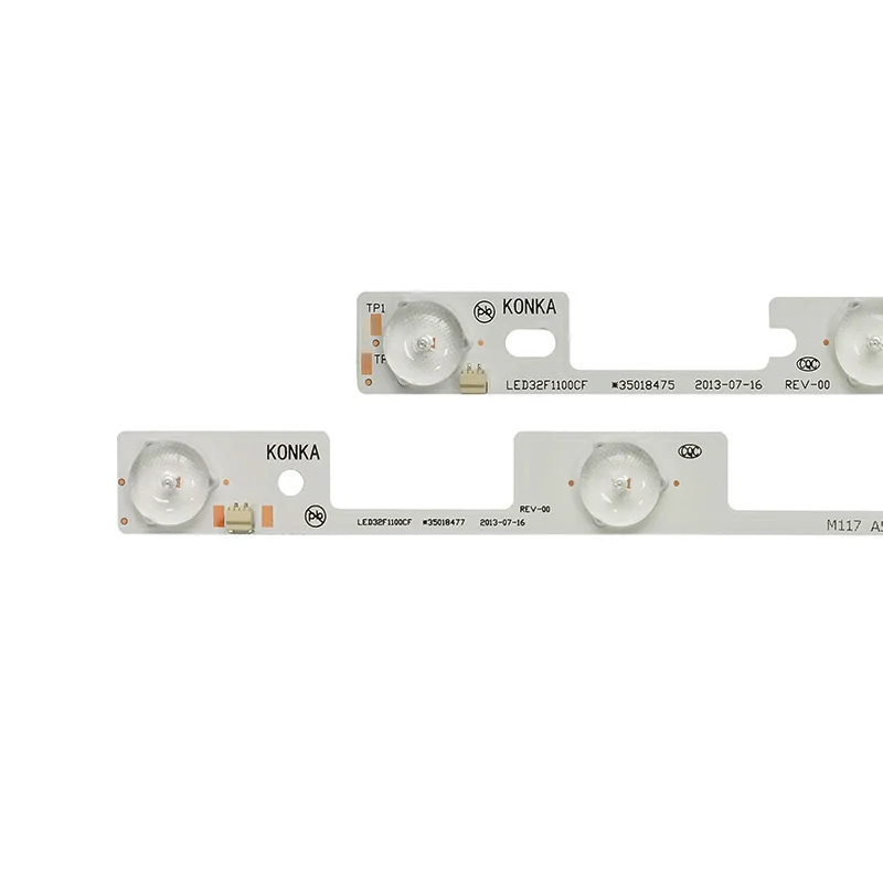

4 PCS(2X4 LEDS+2X3 LEDs) LED backlight bar for KONKA LED32F1100CF 35019911 35019908 35020126 35020125 35020126 35020125