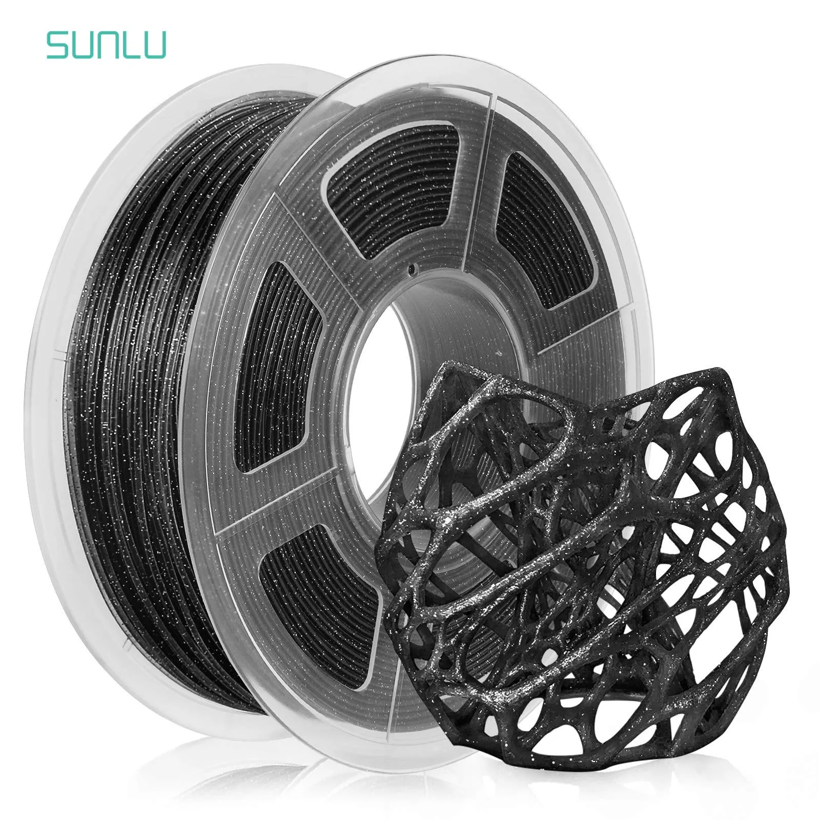 SUNLUTwinkling PLA 1.75mm filament 1kg/2.2lbs. Fit Most FDM Printer material for 3D Printers and 3D Pens with Vacuum packing 