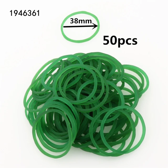 100Pcs Mini Rubber Bands Office Rubber Ring 16x1.4mm Soft Elastic