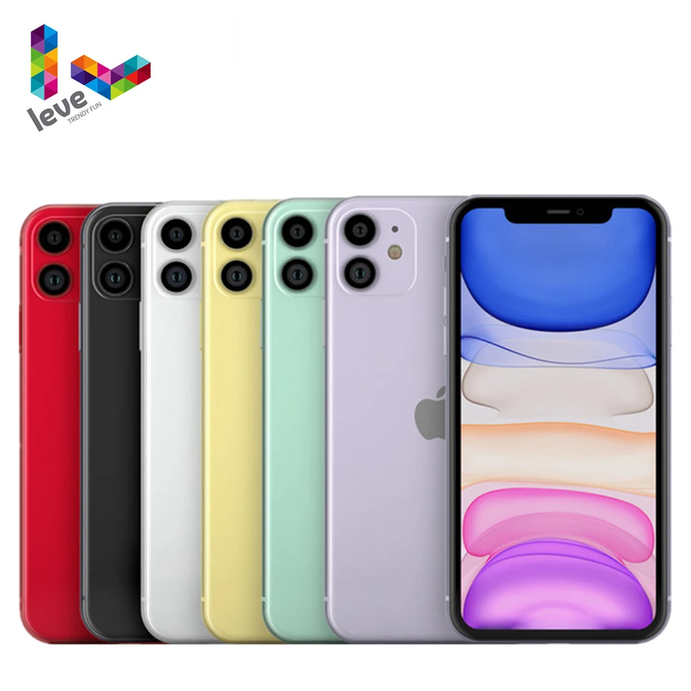 Apple iPhone 11 Mobile Phone 6.1inch A13 Bionic 4GB RAM 64GB/128GB/256GB ROM Hexa Core 12MP NFC 4G LTE Original iOS Cellphone | Мобильные
