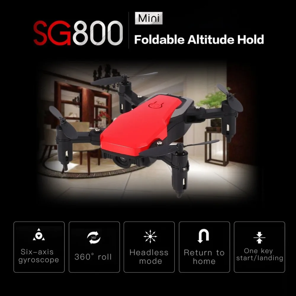 SG8002.4Ghz мини карманный складной RC Квадрокоптер высота удерживающий один ключ возврат Безголовый режим 3D флип tz