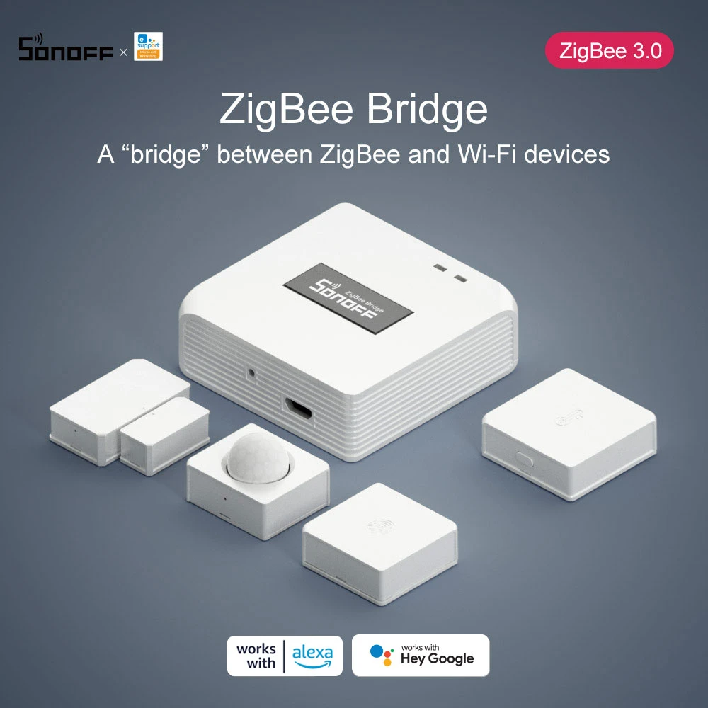 Itead Sonoff Zbbridge Zigbee Bridge Smart Zigbee Device Snzb Sensor Switch  Work With Wi-fi Via Ewelink Support Alexa Google Home - Automation Modules  - AliExpress