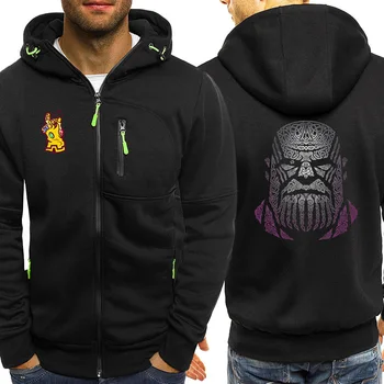 

Thanos The Avengers Autumn 2019 Hot Sale Men Hoodie Casual Jackets Hip Hop Coat Sweatshirt Long Sleeve Zipper Long Sleeve Hoody
