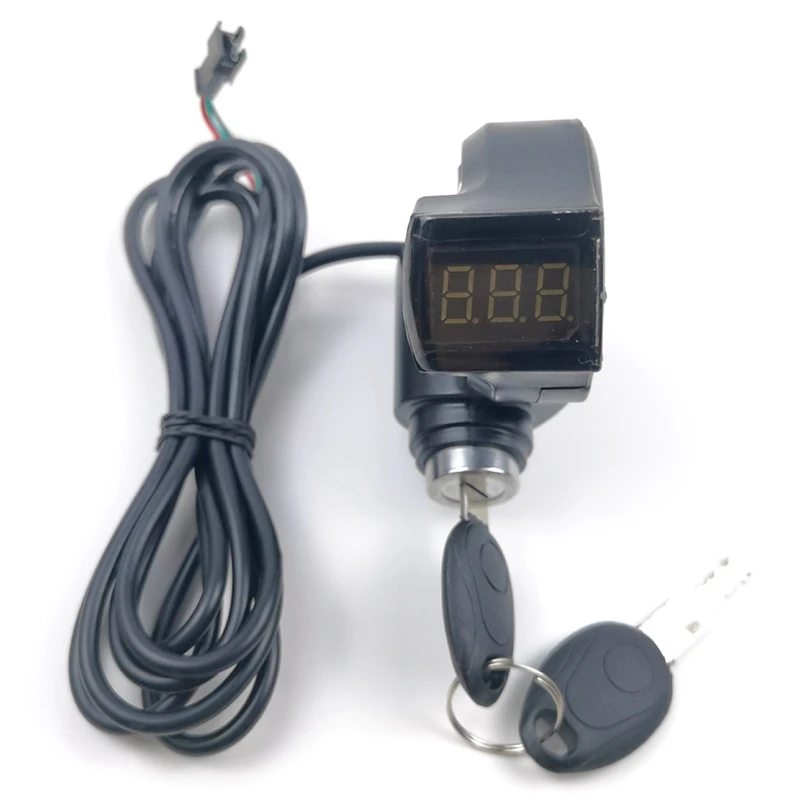 Electric Scooter Power Off Switch Assembly Key Start Switch Digital