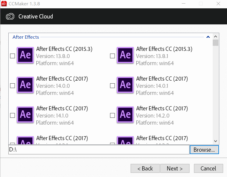 CCMake软件可以激活最新Adobe所有软件