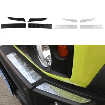 

for Suzuki Jimny 2019 2020 JB74 Front Bumper Panel Decoration Cover Sticker Protection Trim Black Car Exterior Accessories