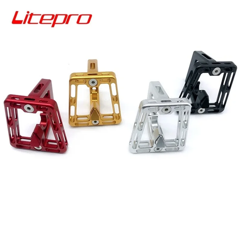 

Litepro для Бромптона, блок передней каретки, CNC, сумки и панели из алюминиевого сплава, крепление-адаптер для передней каретки