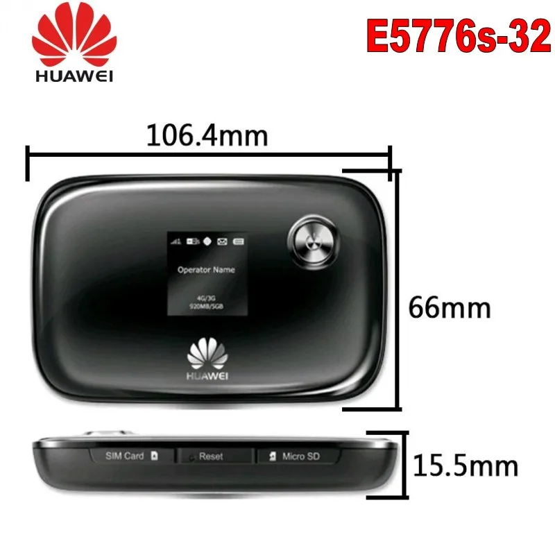 Разблокированный huawei E5776 Wifi маршрутизатор беспроводной 3g 4G FDD/TDD 150 mbps-модем