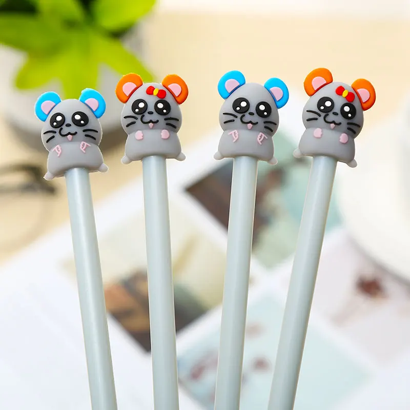 Симпатичная гелевая ручка с мышкой Kawaii Мультяшные животные канцелярские