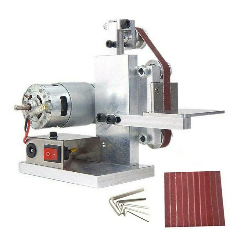 

Electric Belt Sander Mini Polishing Grinding Machine Wrenches Abrasive