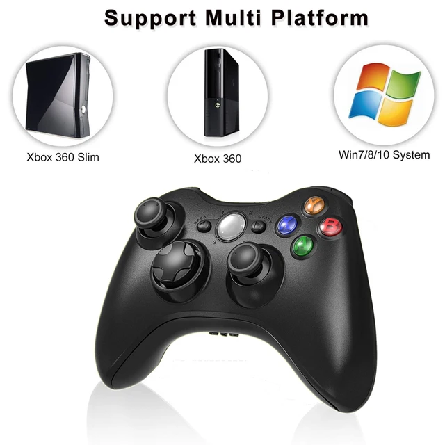 2.4G bezprzewodowy pad do gier na Xbox 360 sterownik konsoli odbiornik Controle dla Microsoft Xbox 360 Joystick do gier dla PC win7/8/10 1