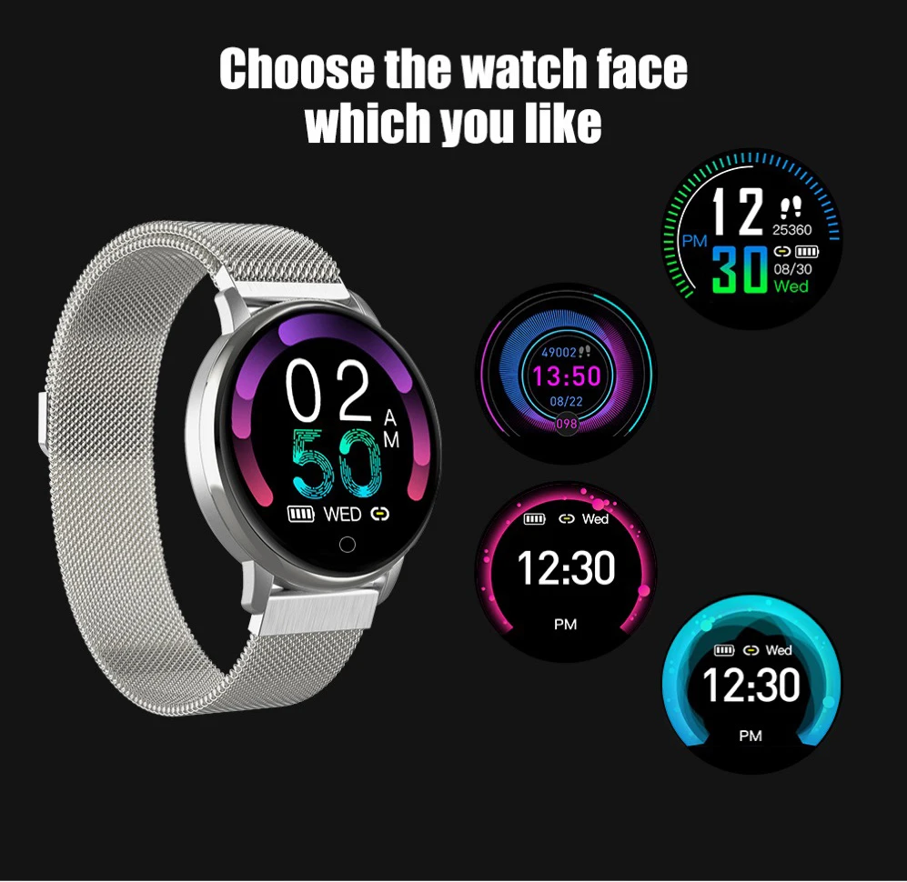 Новинка SENBONO Smartwatch водонепроницаемый монитор кровяного давления сердечного ритма фитнес-трекер для мужчин и женщин Смарт-часы для IOS Android