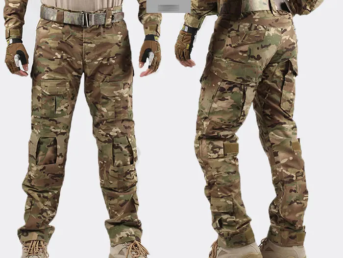Военные тактические штаны, мужские камуфляжные Pantalon, лягушка, брюки карго, наколенники, рабочие брюки, армейские охотники, боевые брюки