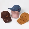 Gorro de algodón suave con estampado de letras para bebé, gorras de béisbol ajustables para niños y niñas, Snapback, Hip-Hop ► Foto 3/6