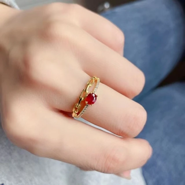 real Ruby rings design 💕most stylish ring design with red colour stone💕nice  gold jewellery design 💕 - YouTube