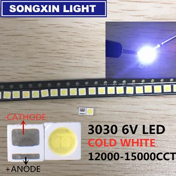 

100PCS LED Backlight High Power LED 1.8W 3030 3V 6V Cool white 150-187LM PT30W45 V1 TV Application 3030 smd EVERLIGHT