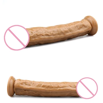 VETIRY Long Huge Dildo Female Masturbators Vagina Massager Artificial Penis Anal Plug Adult Sex Toys For Women 29cm/11.4inch 5