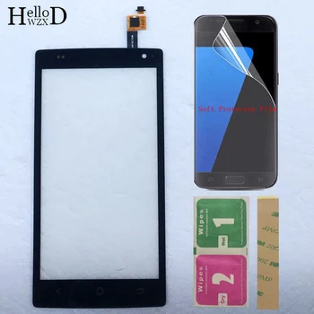 

5.0" Phone Touch Screen For Acer Liquid Z5 Z150 Touch Screen Digitizer Sensor Outer Glass Panel Black 3M Glue Protector Film