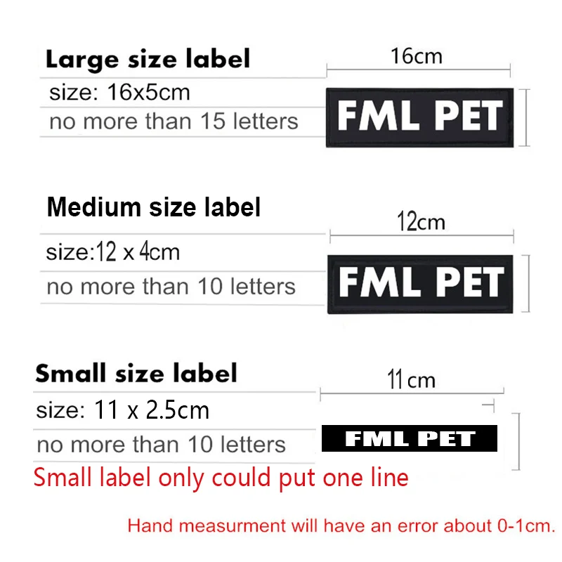FML домашнее животное шлейки персонализированные собаки жгут для больших собак мягкий ошейник удалены на заказ нашивки ID ярлык имя питомца светоотражающий жилет