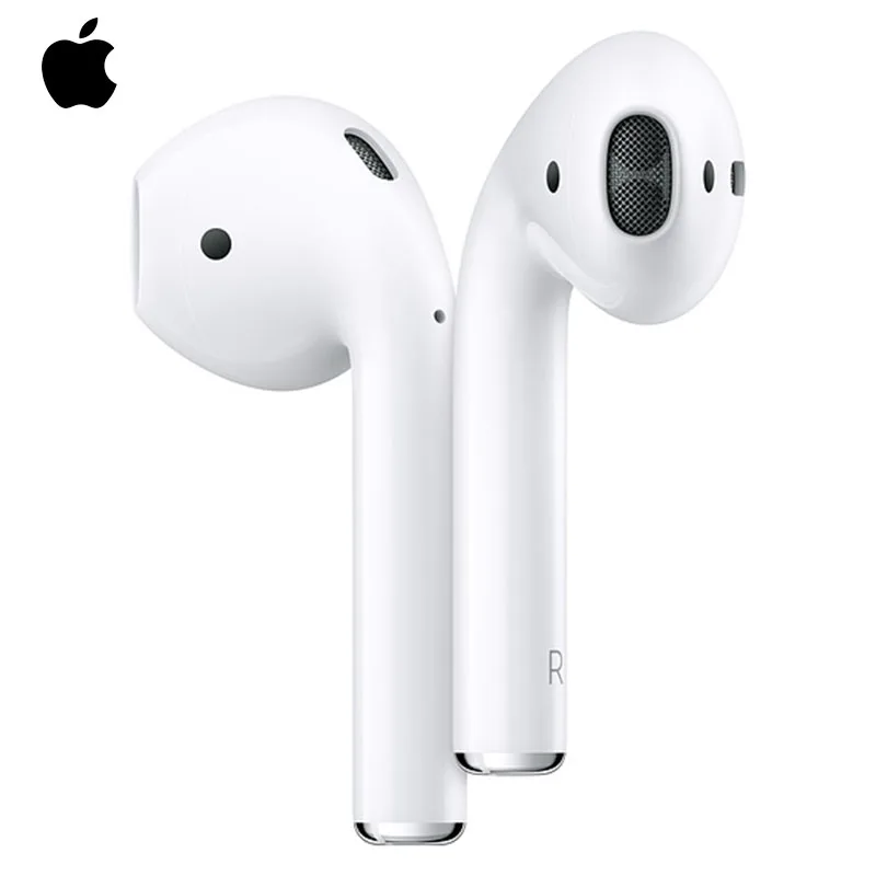Apple AirPods 2nd с беспроводной зарядный Чехол | беспроводные наушники Bluetooth для iPhone 11 XS