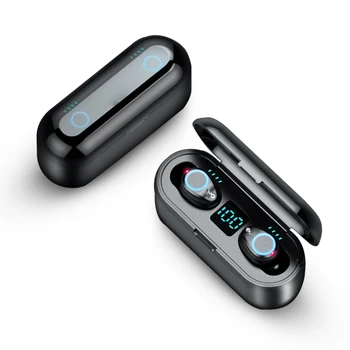 

Bluetooth Wireless Earphone Headset Waterproof Portable Aperture Hifi Bass Stereo Sound Bluetooth V5.0 Charging Case Phone Sport