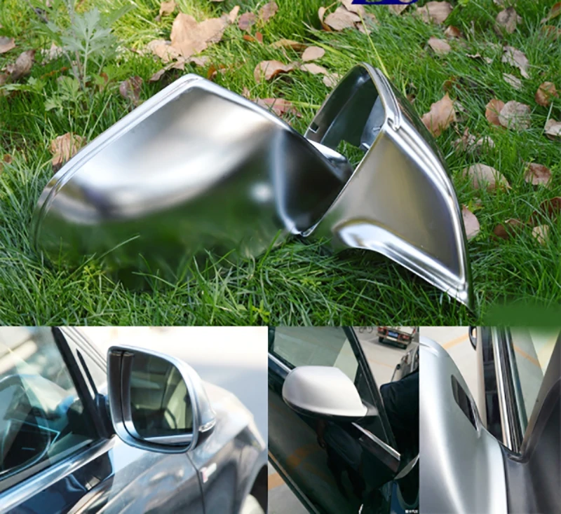 Для Audi Q5 8R Q7 4L SQ5 Chrome Боковая защитные колпачки для зеркала 2009 2010 2011 2012 2013 жемчужный никель Матовый Серебристый
