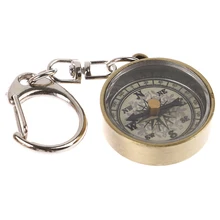 1 шт. Мини Компас Карта шкала линейка многофункциональное оборудование Открытый Туризм Кемпинг Выживаемость компас брелок