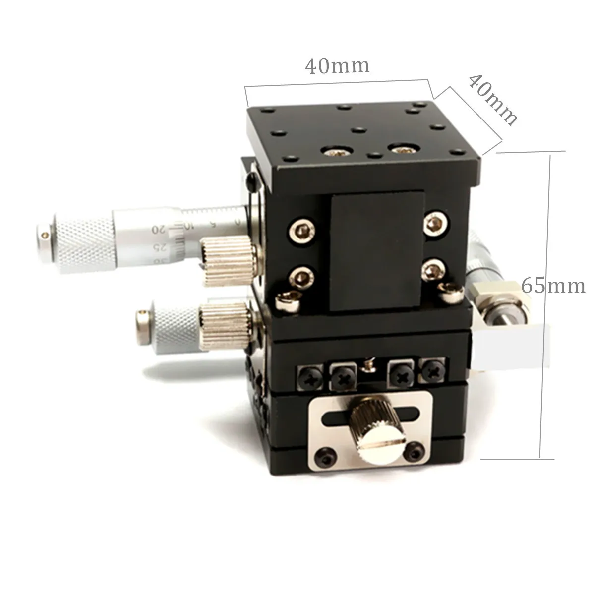 XYZ Axis 40*40 Trimming Station Manual Displacement Platform Linear Sliding Table 40*40mm LD40-LM XYZ40-LM