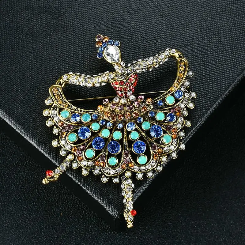 Брошь в виде девушки студентки брошь балерины булавка аксессуары Европейская