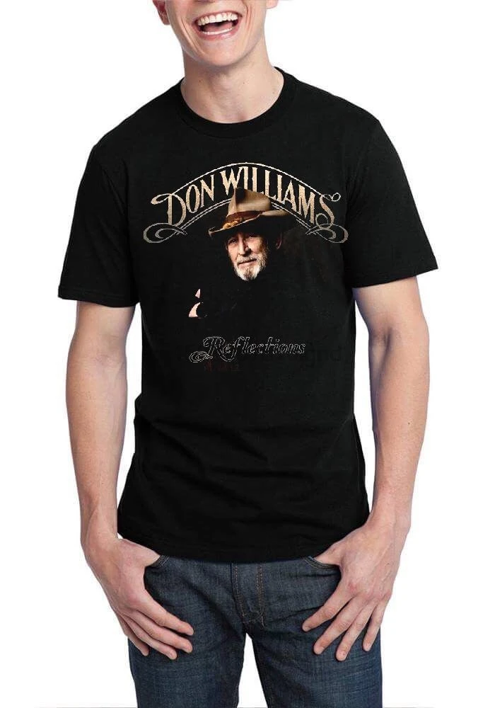 Черная футболка Don Williams |