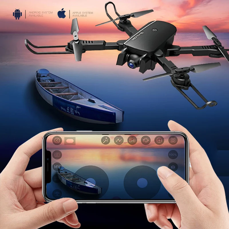 SMRC 1808 Радиоуправляемый квадрокоптер дроны HD Dual 1080P камера wifi передача FPV оптический поток складной мини 4K беспилотный летательный аппарат игрушки VS R8
