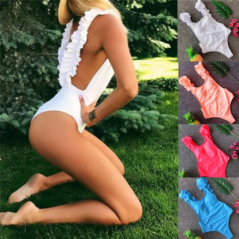 Пикантный женский купальный костюм лето 2020 Цельный купальник для женщин