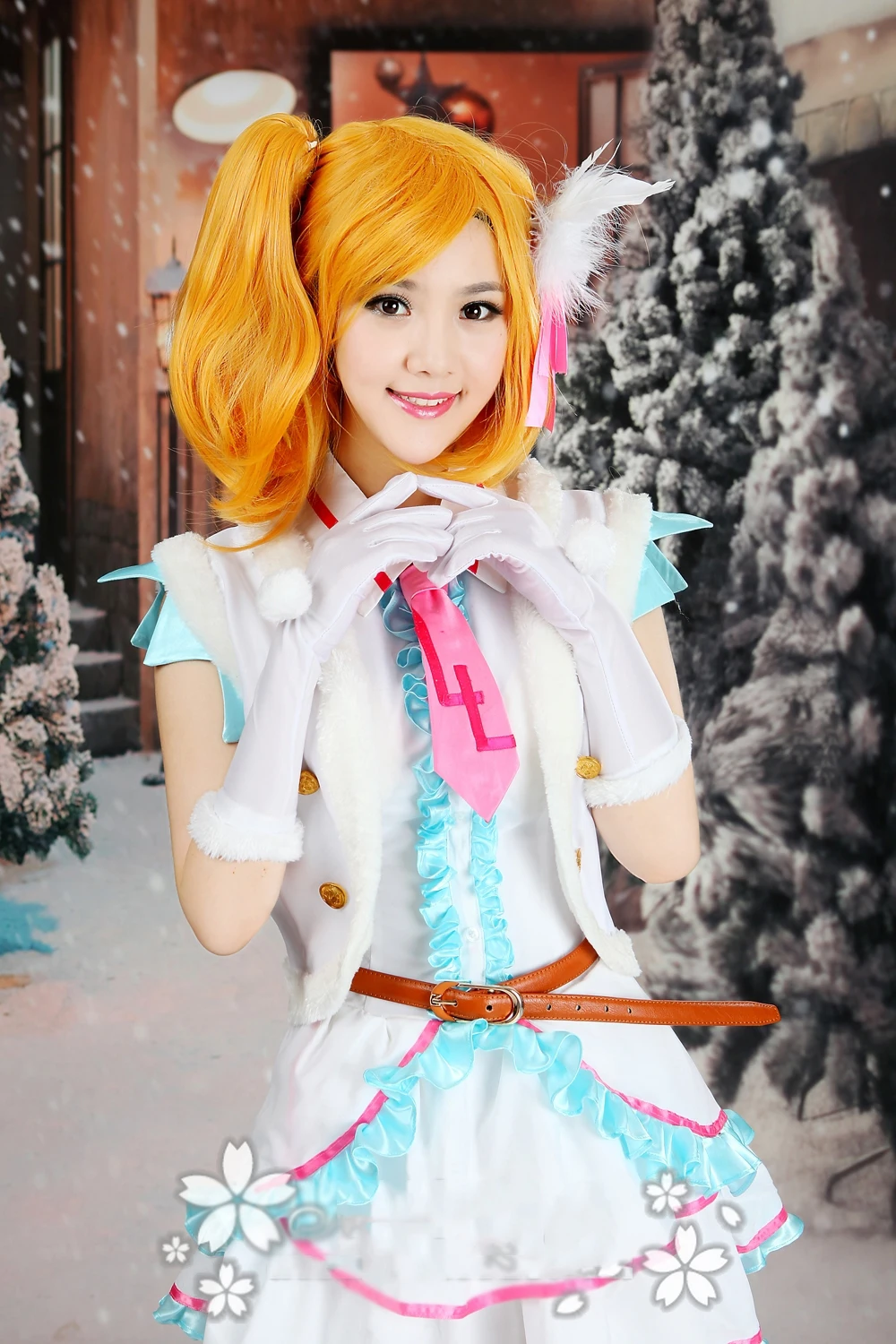 Custom Personal tailor lovelive Snow halation Honoka Kousaka cosplay costume female stage dress Halloween costumes for women