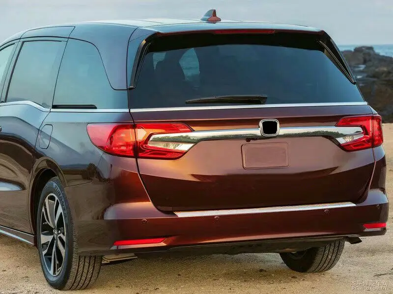 Для Honda Odyssey- из нержавеющей стали задний бампер защитная пластина багажника