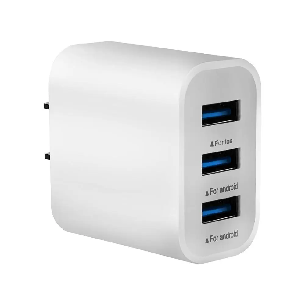 3 порта 3.1A USB выход настенное зарядное устройство мульти порт США штекер Путешествия адаптер питания для Apple iPhone samsung Android мобильных телефонов