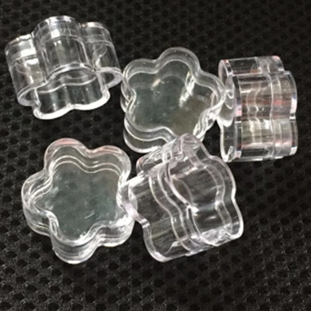 

1/10 Piece 3/4/5g Flower Shape Empty Eyeshadow Case Refillable Clear Plastic Cosmetic Makeup Pots Case DIY Lipstick Container