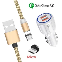Магнитный зарядный кабель Micro USB Redmi 9A 9C 6A для Samsung galaxy A10 A7 J7 J5 J3 Vivo