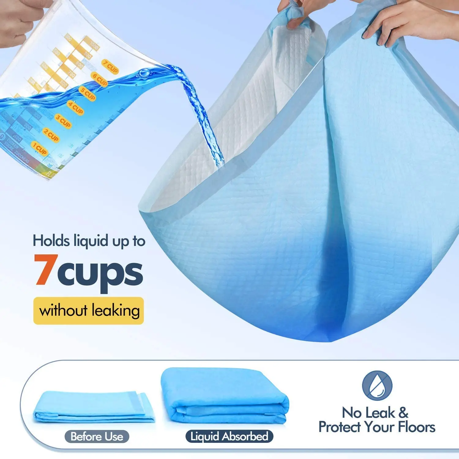 Dog Diaper Diapers Absorbent Dog Pee Pad Urine Pad Absorbent Diapers Waterproof Cushion