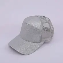Новая Женская бейсбольная шляпа сияющая солнцезащитная Кепка из воздухопроницаемой сетки для лета FIF66