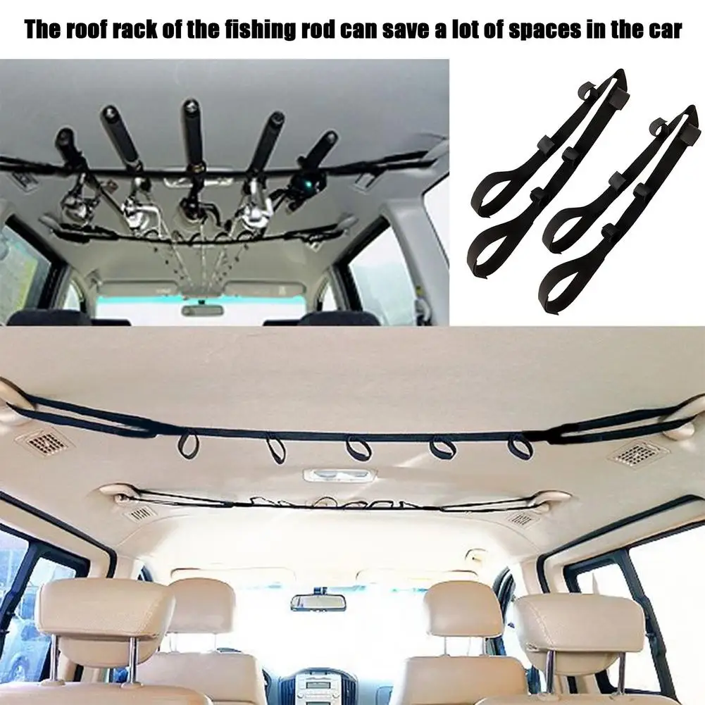 Car Fishing Rod Straps Car Fishing Rod Holders Fixed Fishing Rod Straps In  The Car 2pcs