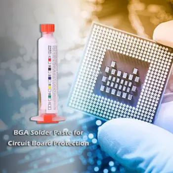 

10CC UV Solder Mask Oil BGA PCB Paint Prevent Corrosive Arcing Soldering Paste Curing time 300s Length 95mm Capacity 10CC